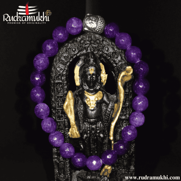 Purple Amethyst Bracelet (Stone of Peace & Wisdom) - Image 3
