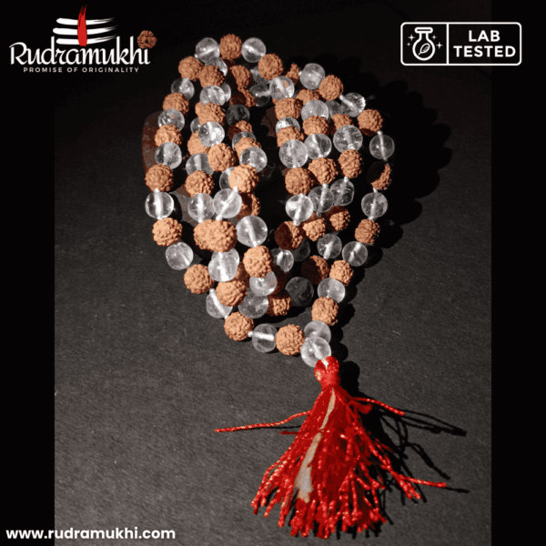 Rudraksha Sphatik Mala - Image 4