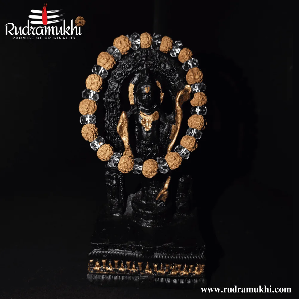 Rudraksha Sphatik Bracelet - Image 2