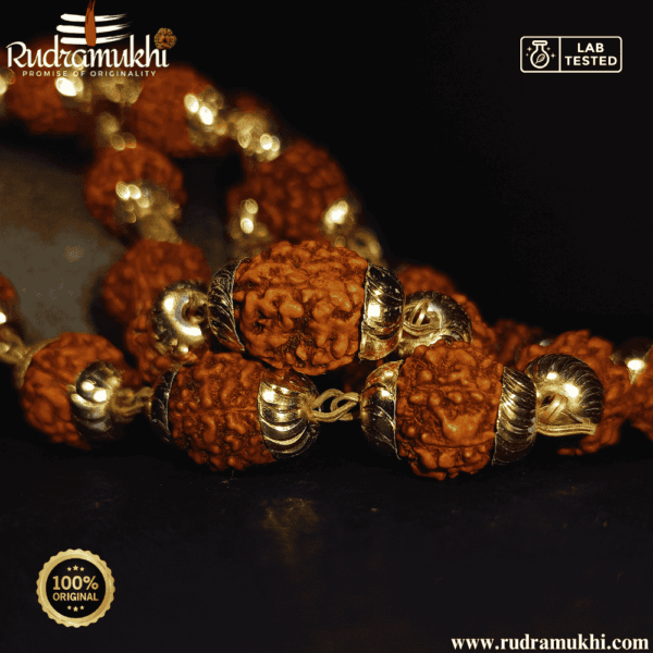 golden-plating-cap-rudraksha-mala