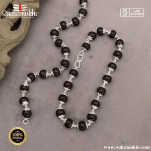 Silver Plated Karungali Bracelet | Original Ebony Wood