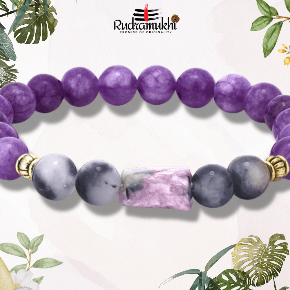 Aquarius (Kumbh) Rashi Bracelet – Zodiac Energy Bracelet for Clarity & Innovation - Image 2
