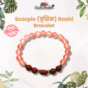 Scorpio (Vrishchik) Rashi Bracelet – Zodiac Bracelet for Strength, Protection & Emotional Balance